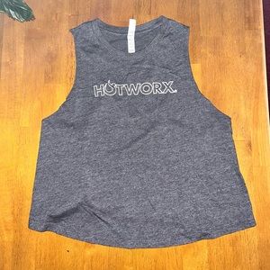 HOTWORX workout tank top gray